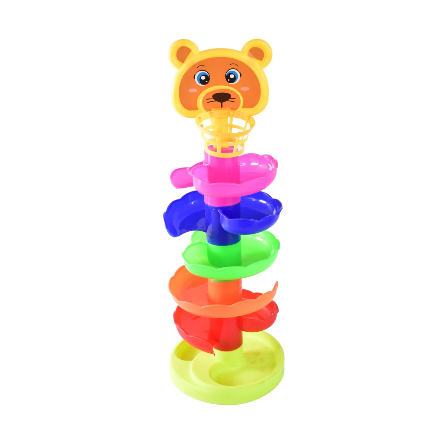 5 Layer Ball Drop And Roll Swirling Tower Educational Toy (1 Pc) 5 Layer Ball Drop And Roll Swirling Tower Educational Toy (1 Pc)